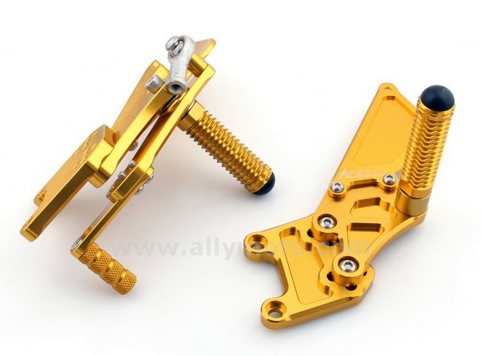 74 Rearset Rear Set Footpegs Honda Cbr 600 Rr Cbr600Rr 2007-2008 Gold@3